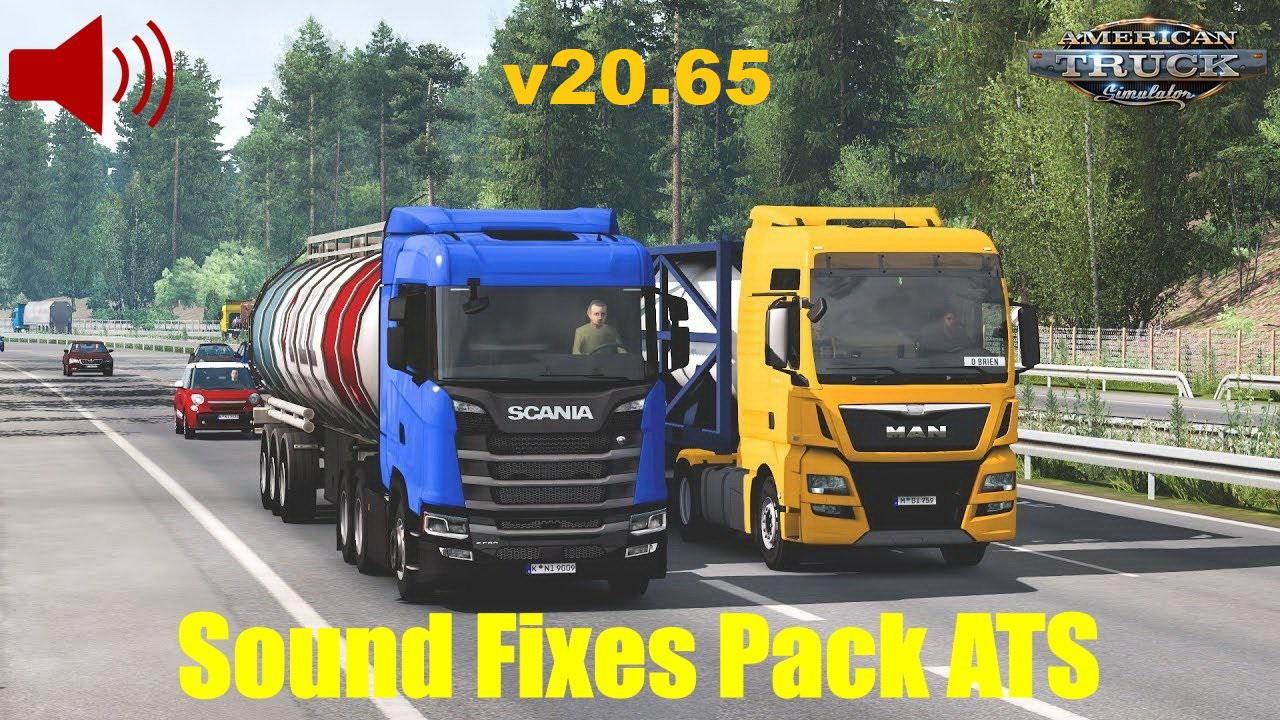 ATS - Sound Fixes Pack V20.65 (1.39.x)