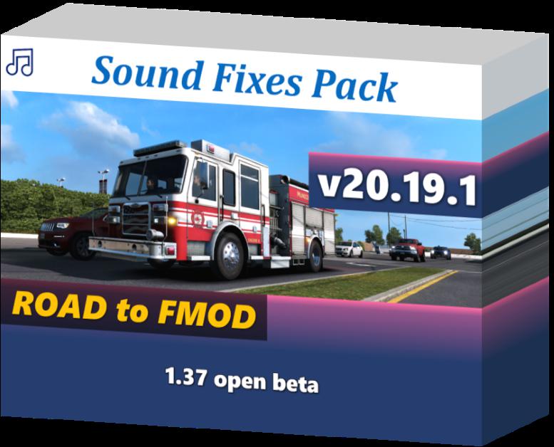 ATS - Sound Fixes Pack V20.19.1 (1.37.x)