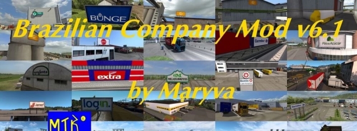 ETS2 - Brazilian Companies and Trailers Mod V6.1 (1.41.x)