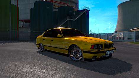 ETS2 - BMW M5 E34 Car Mod V3 (1.35.X)