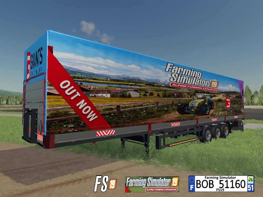 FS19 - DLC Apline 1 Trailer V1