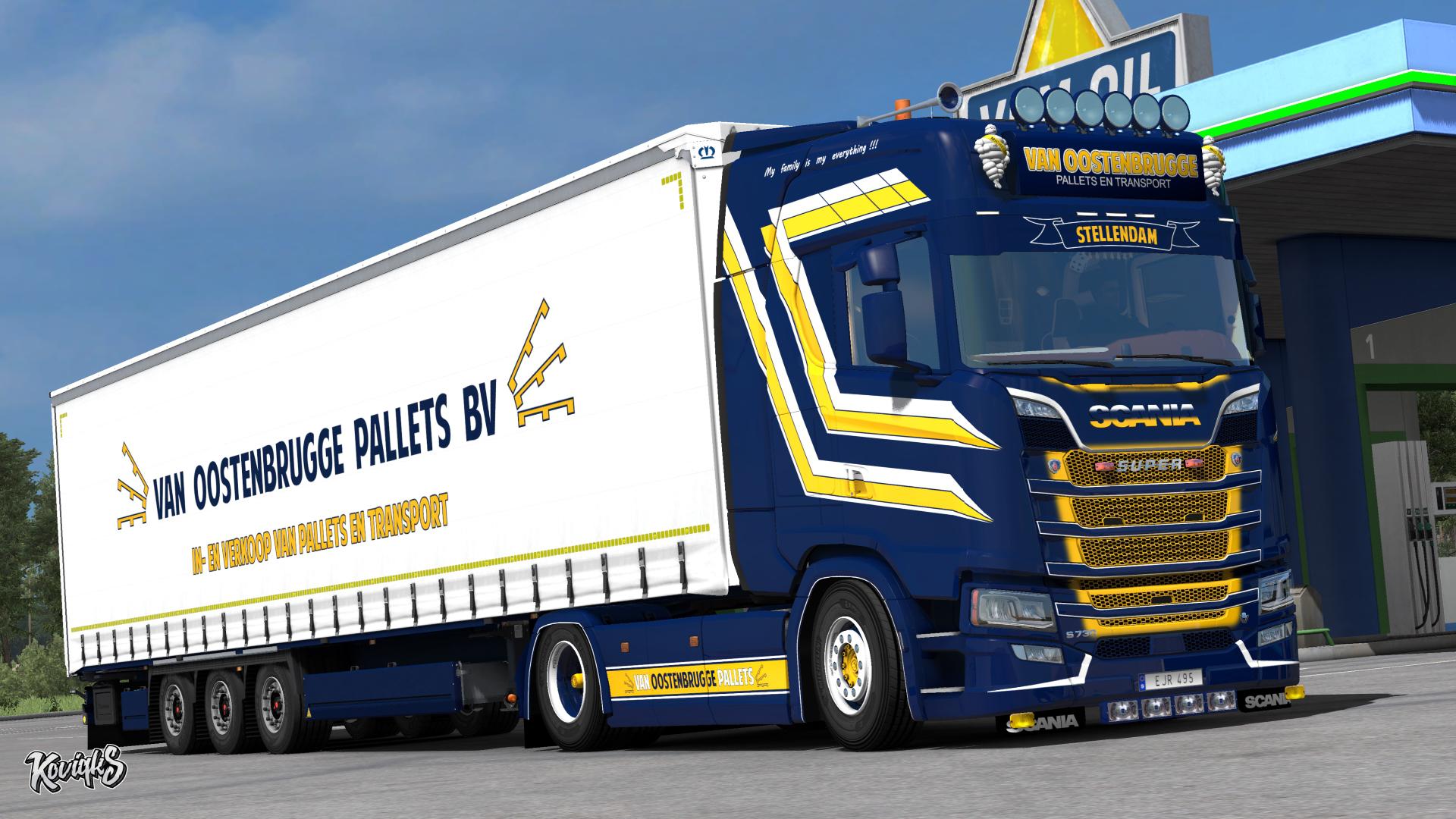 ETS2 - Scania S NextGen Van Oostenbrugge Combo Skin Pack (1.37.x ...