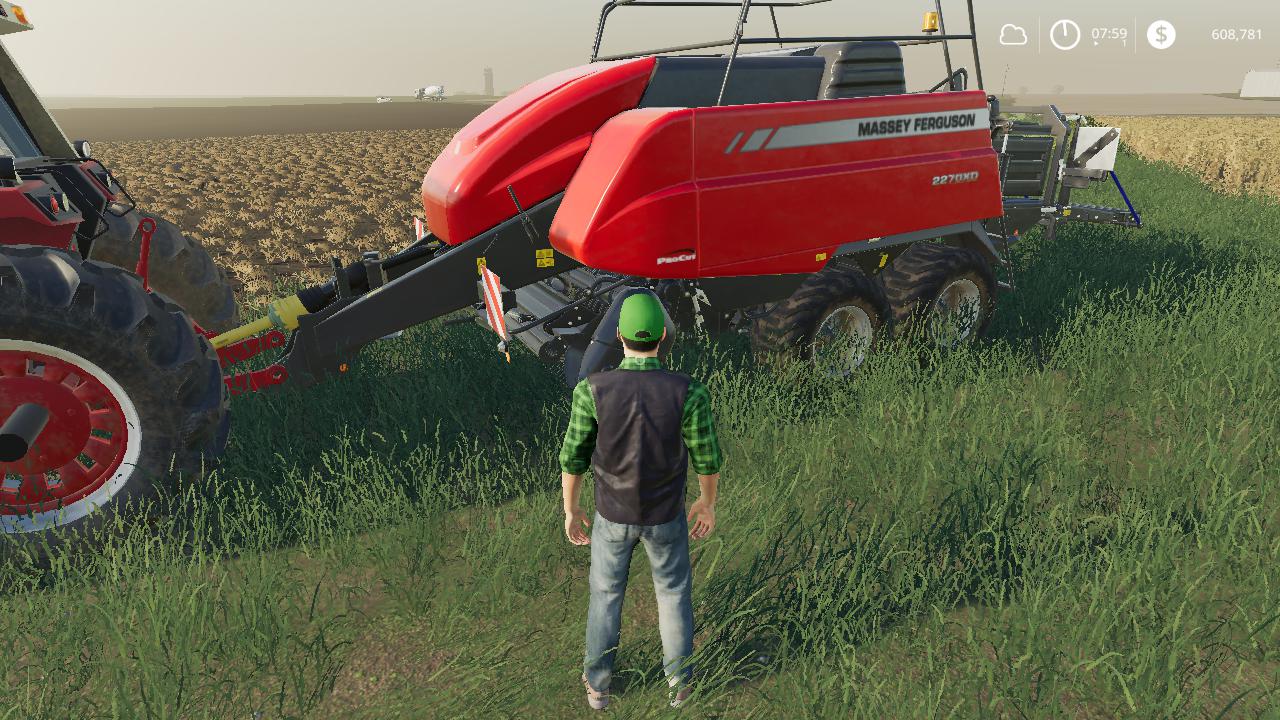 FS19 - Massey Ferguson 2270 50 Meter Baler Machine V1.0
