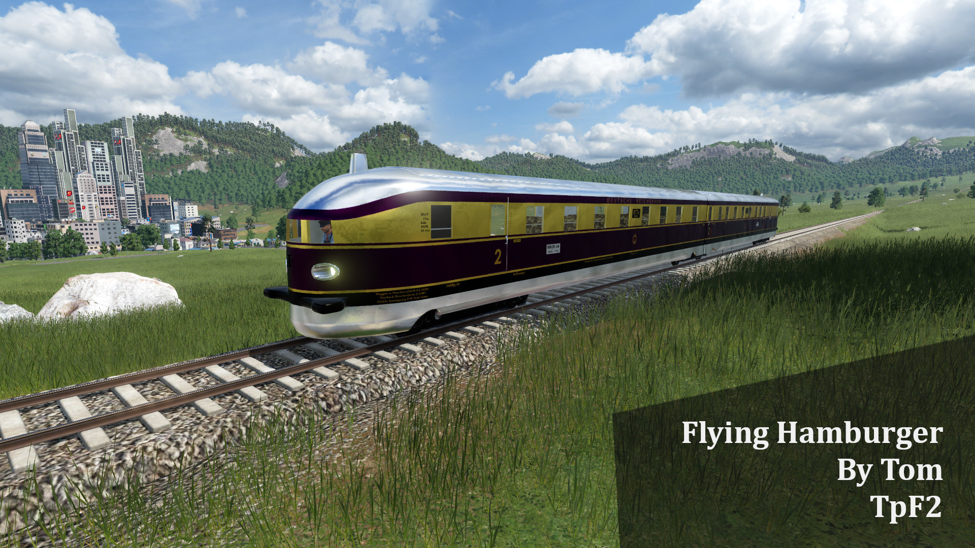 Transport Fever 2 - Flying Hamburger