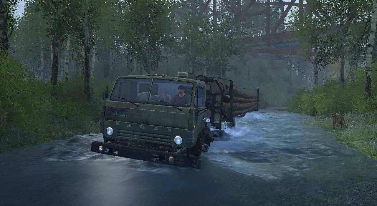 Spintires:Mudrunner - Operation Brigade in The Forest Map V1