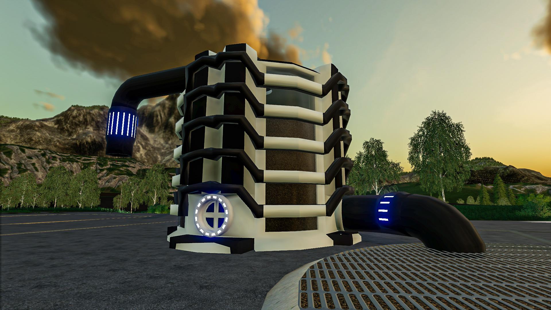 FS19 - Futuristic Large Silo V1.0