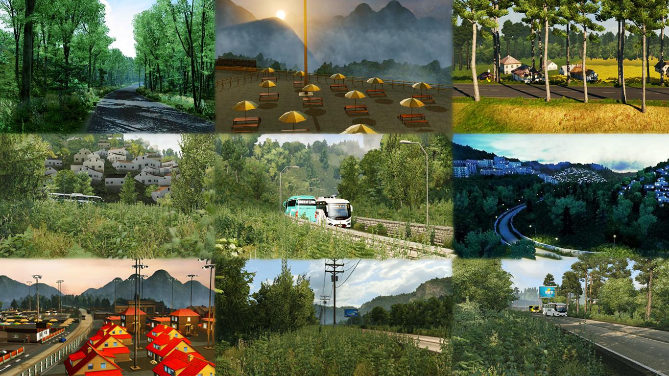 ETS2 - Green BD Map V2.2 (1.35+)