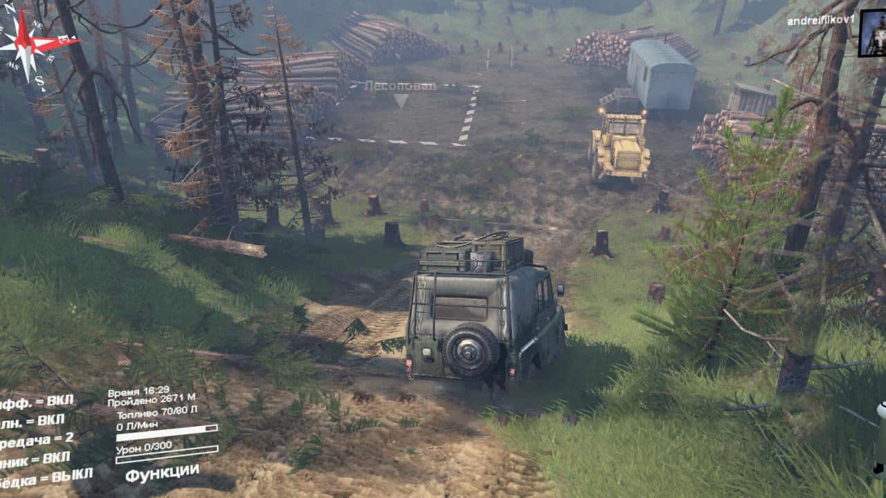 Spintires - Nostalgia for Default Map V1.0