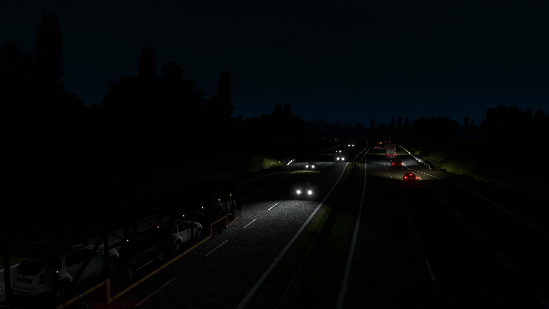 ETS2 - Realistic Headlights V2 (1.38.x)
