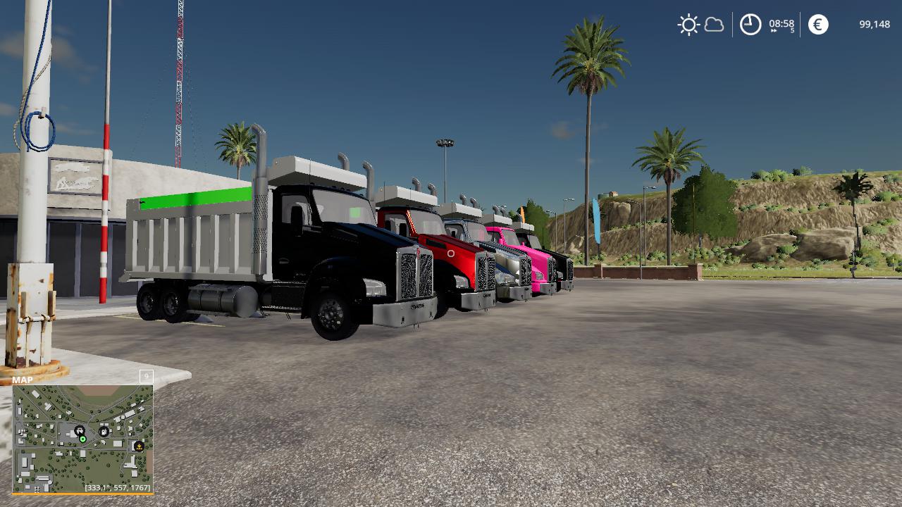 FS19 - Kenworth T880 Dump Truck V1.0.0.2