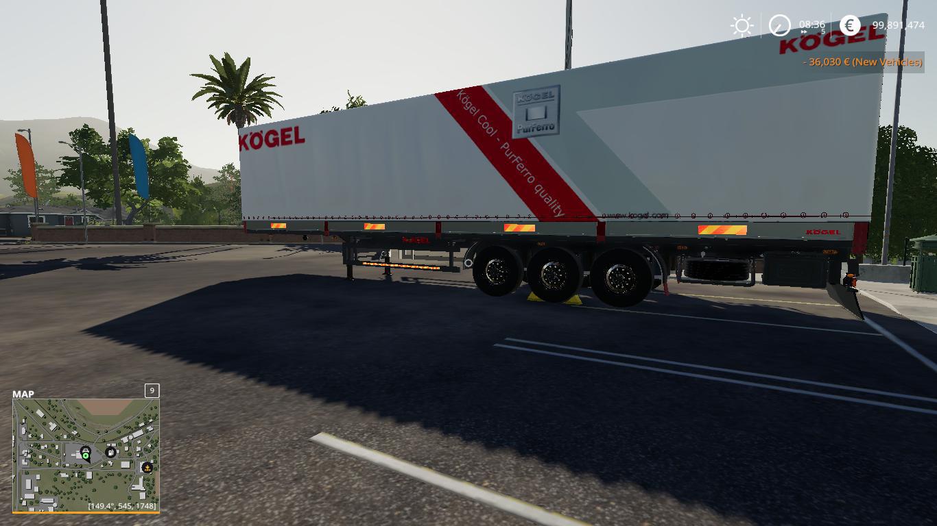 FS19 - Kogel Orginal Autoloader Trailer V1.0