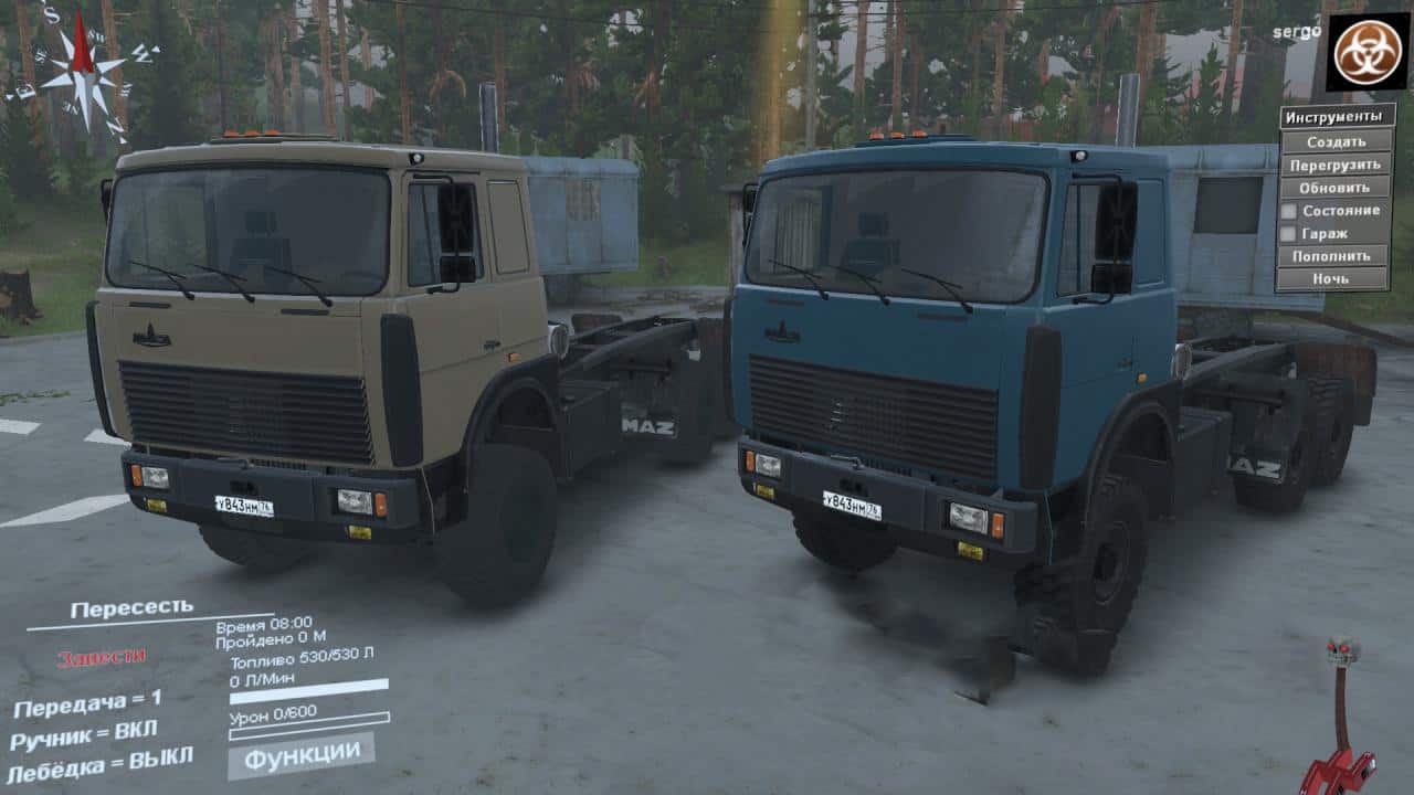 Spintires - Maz Pack V1.2