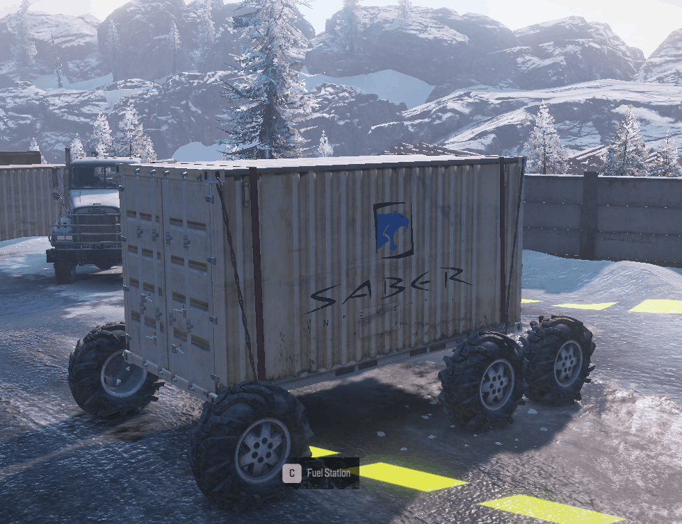 SnowRunner - Cargo Container Small Truck V1.0