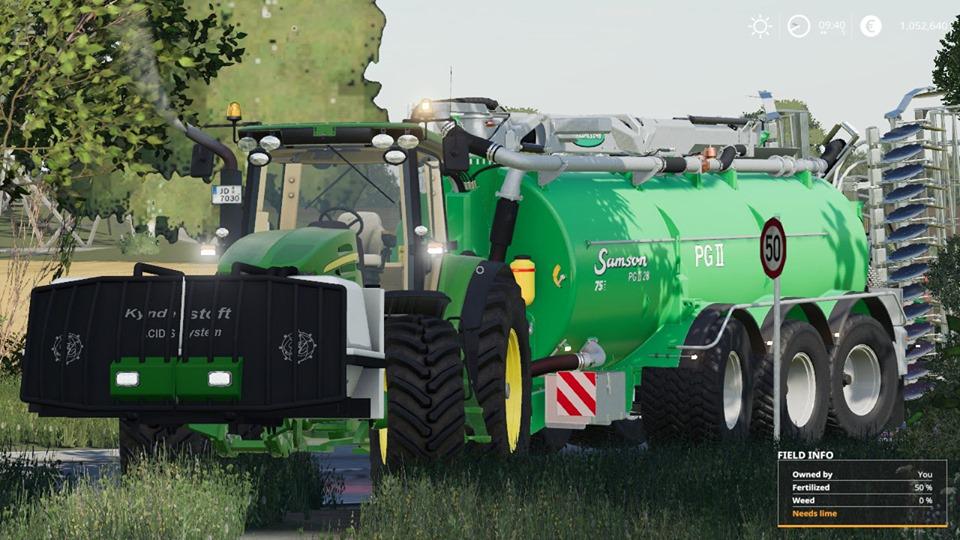 FS19 - Kyndestof (Slurry) Front Tank V1.0
