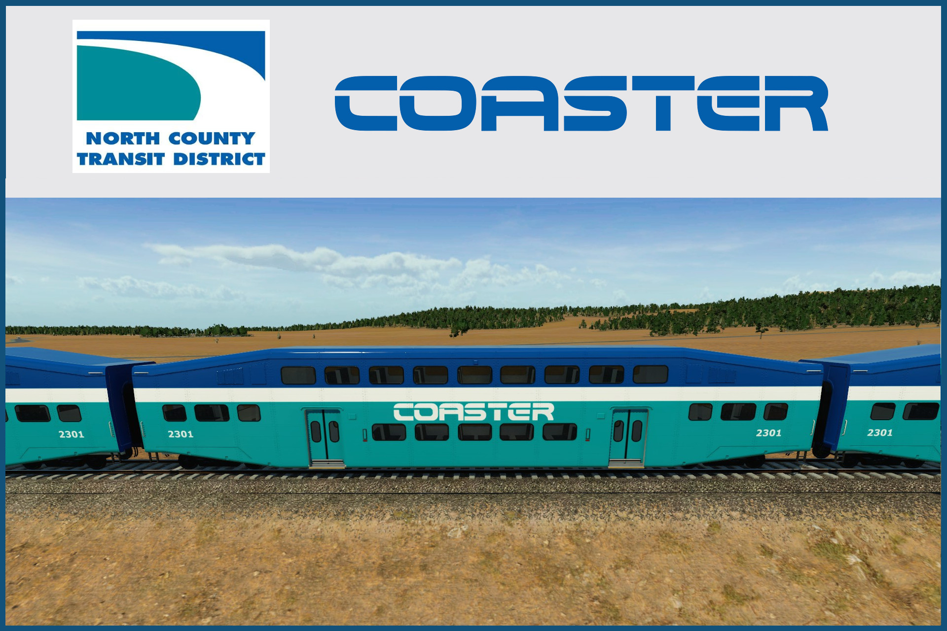 Transport Fever 2 - Coaster Bombardier Bi-Level Coach