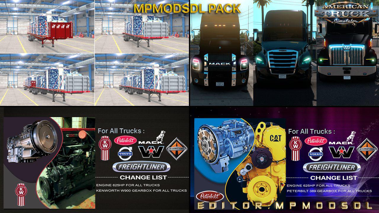 ATS -  Single-Multiplayer Mod Pack (1.39.x)