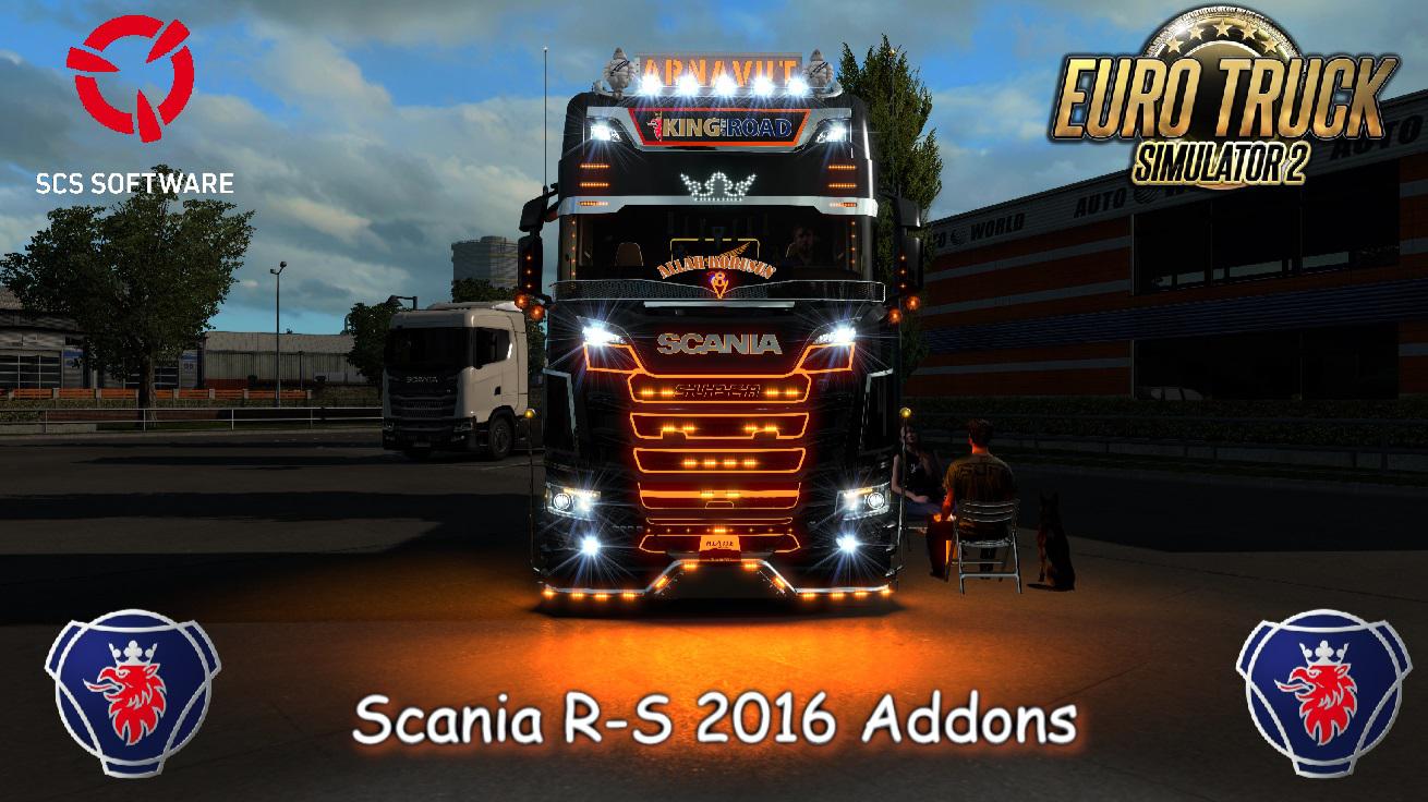 ETS2 - Scania R-S Addons V5.6 (1.38.x)