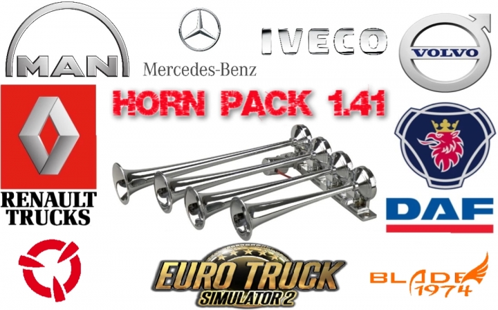 ETS2 - Horn Pack (1.41.x)