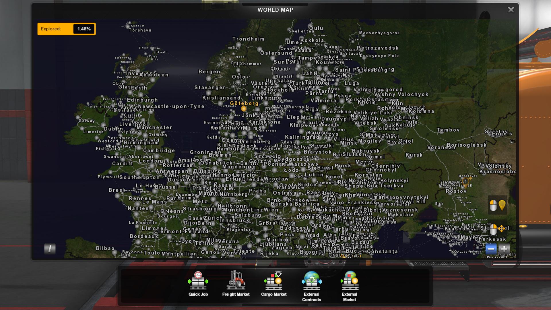 ETS2 - Colour Background (1.36.x)