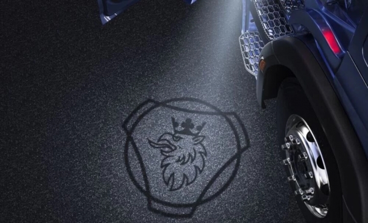 ETS2 - Truck Door Projector Led Logo Lights for All Trucks V1.0 (1.40.x)