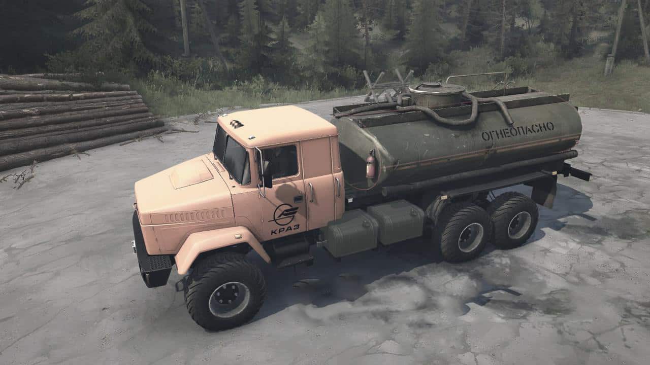 Spintires:Mudrunner - KrAZ-63221 Truck V14.10.19