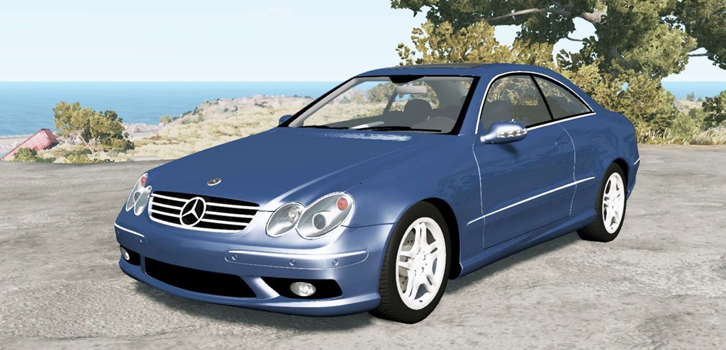 BeamNG - Mercedes-Benz CLK 55 AMG (C209) 2005 Car Mod