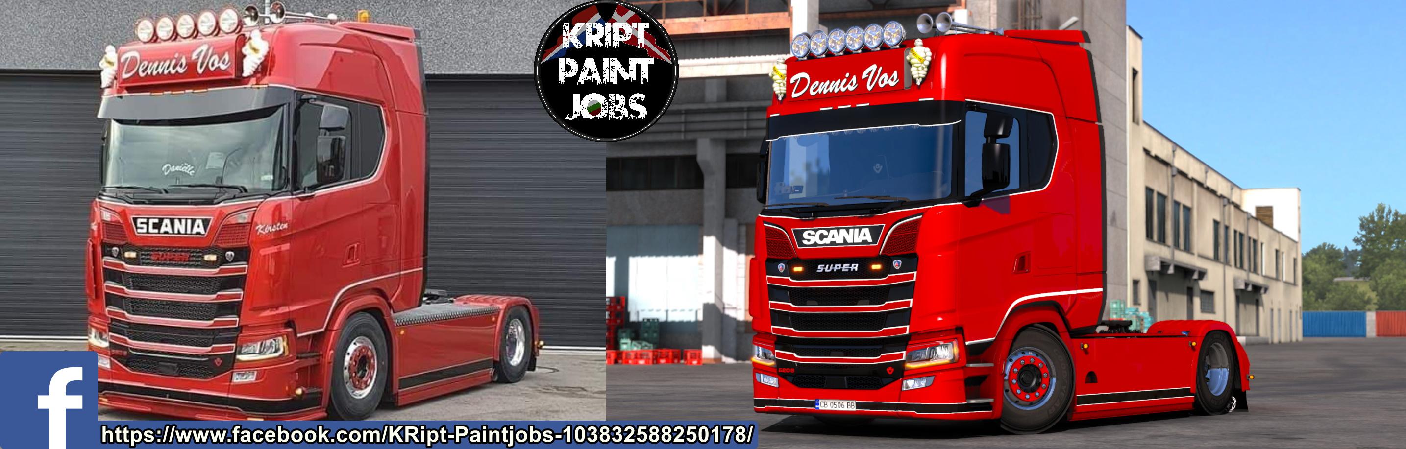 ETS2 - Dennis Vos Skin V1.0 (1.39.x)
