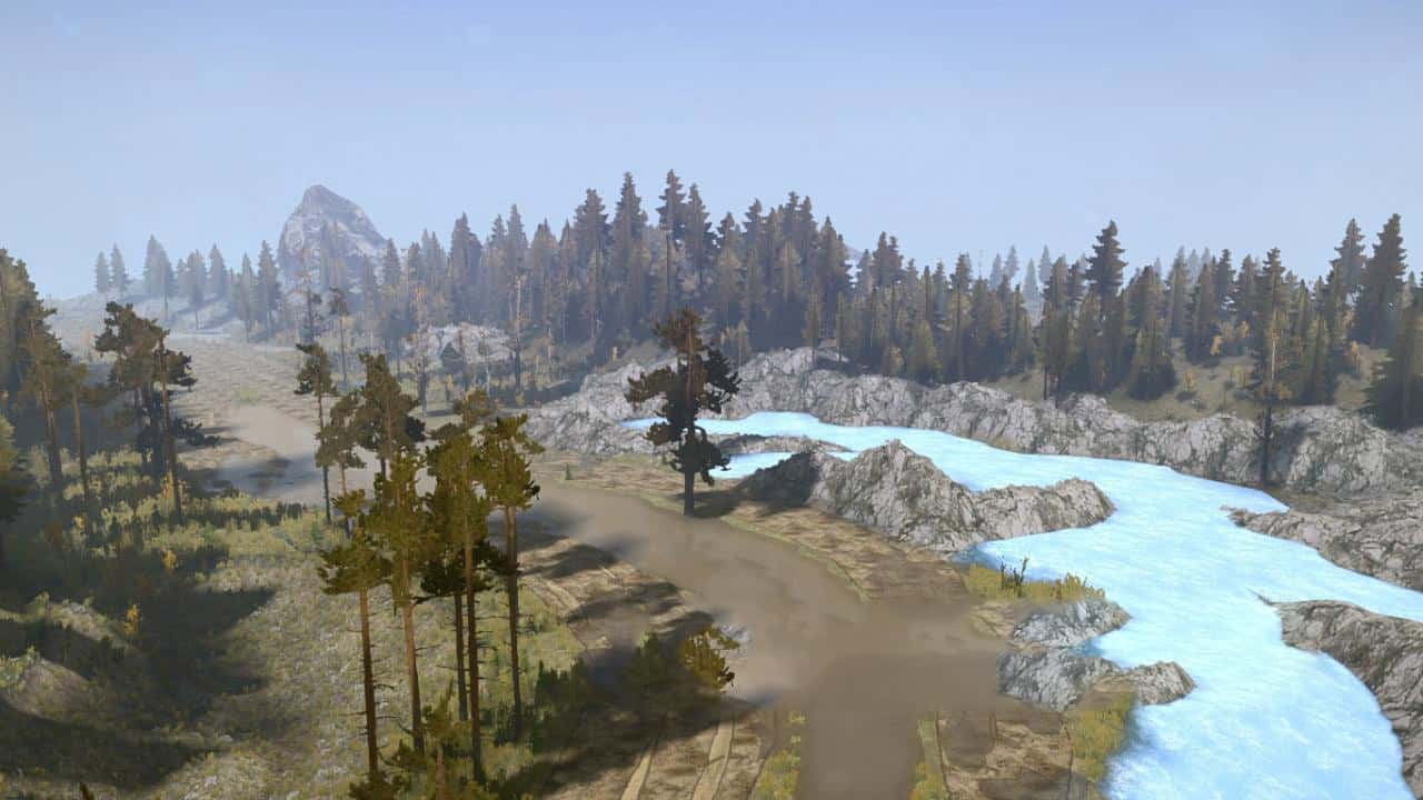 SpinTires:Mudrunner - Where There is a Lake Map V30.06.19