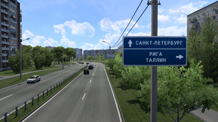 ETS2 - Russian Sign Rework V1.1 (1.40.x)