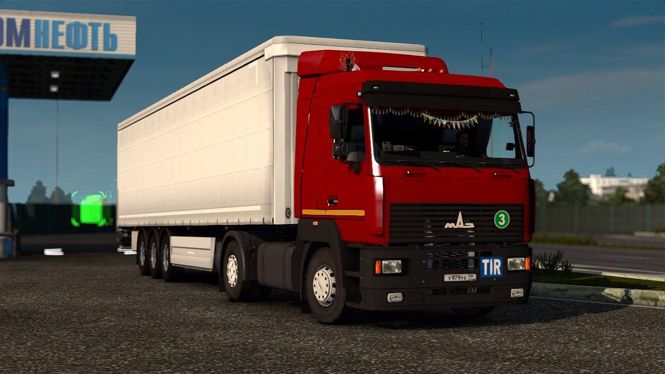 ETS2 - Maz 5340/5440/6430A8 Reworked Truck (1.38.x) | Euro Truck