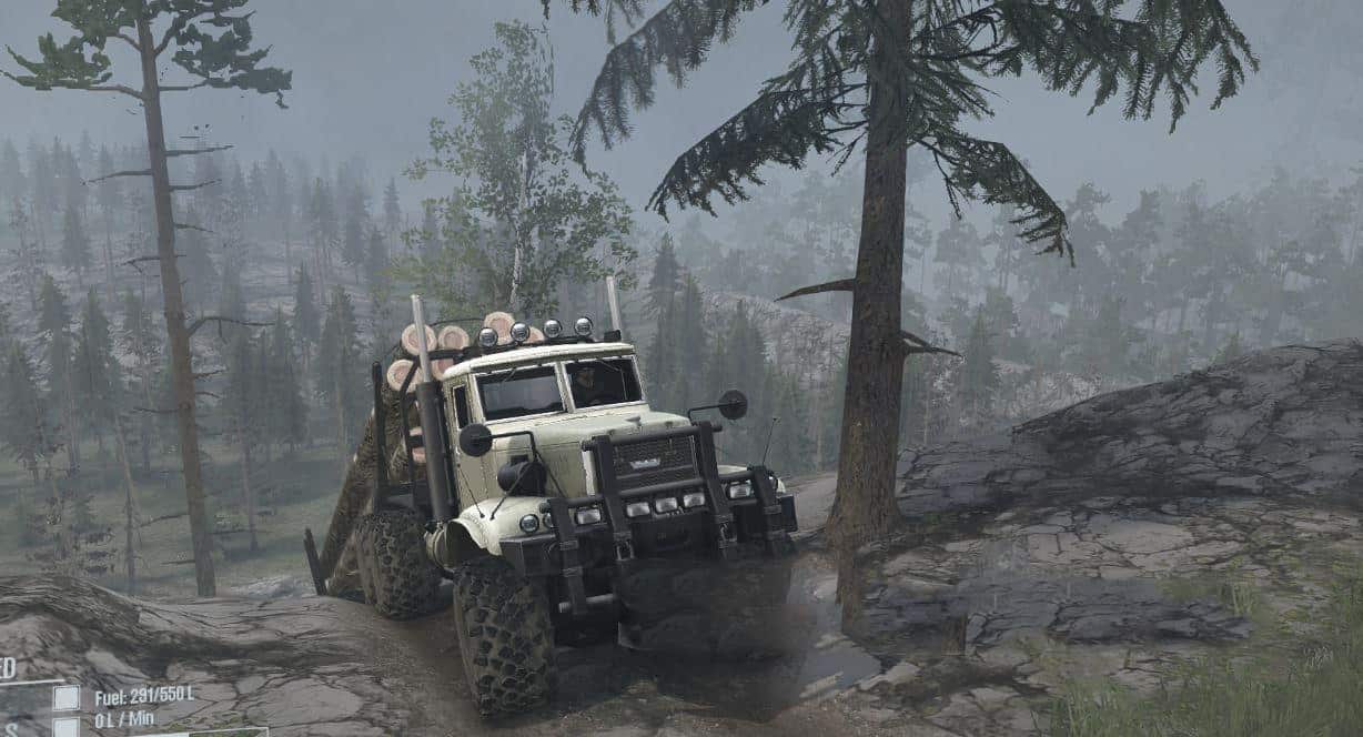 Spintires:Mudrunner - Over The Hills and Through The River Map V1