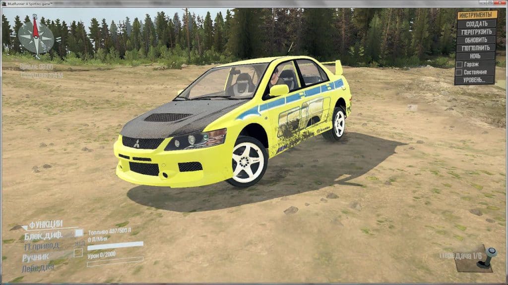 Spintires:Mudrunner - Mitsubishi Lancer Evolution V1.0