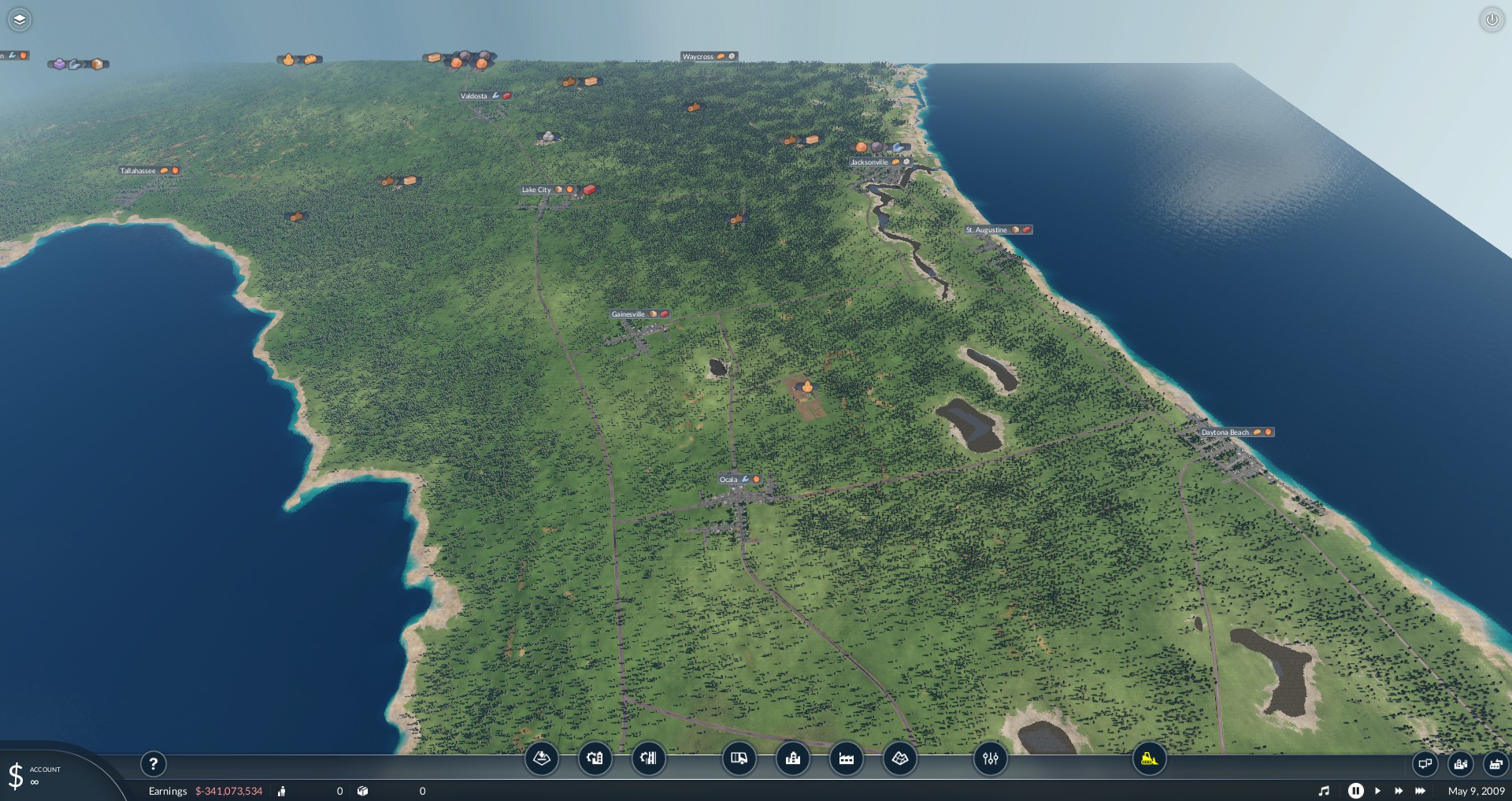 Transport Fever 2 - Florida Usa Map