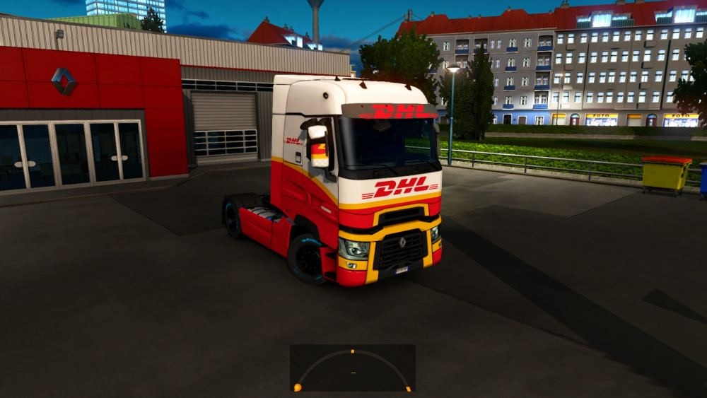 ETS2 - Renault Range T DHL Cargo Skin (1.36.x)
