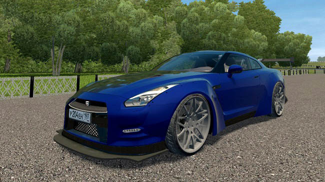City Car Driving 1.5.9 - Nissan GT-R Liberty Walk Performance