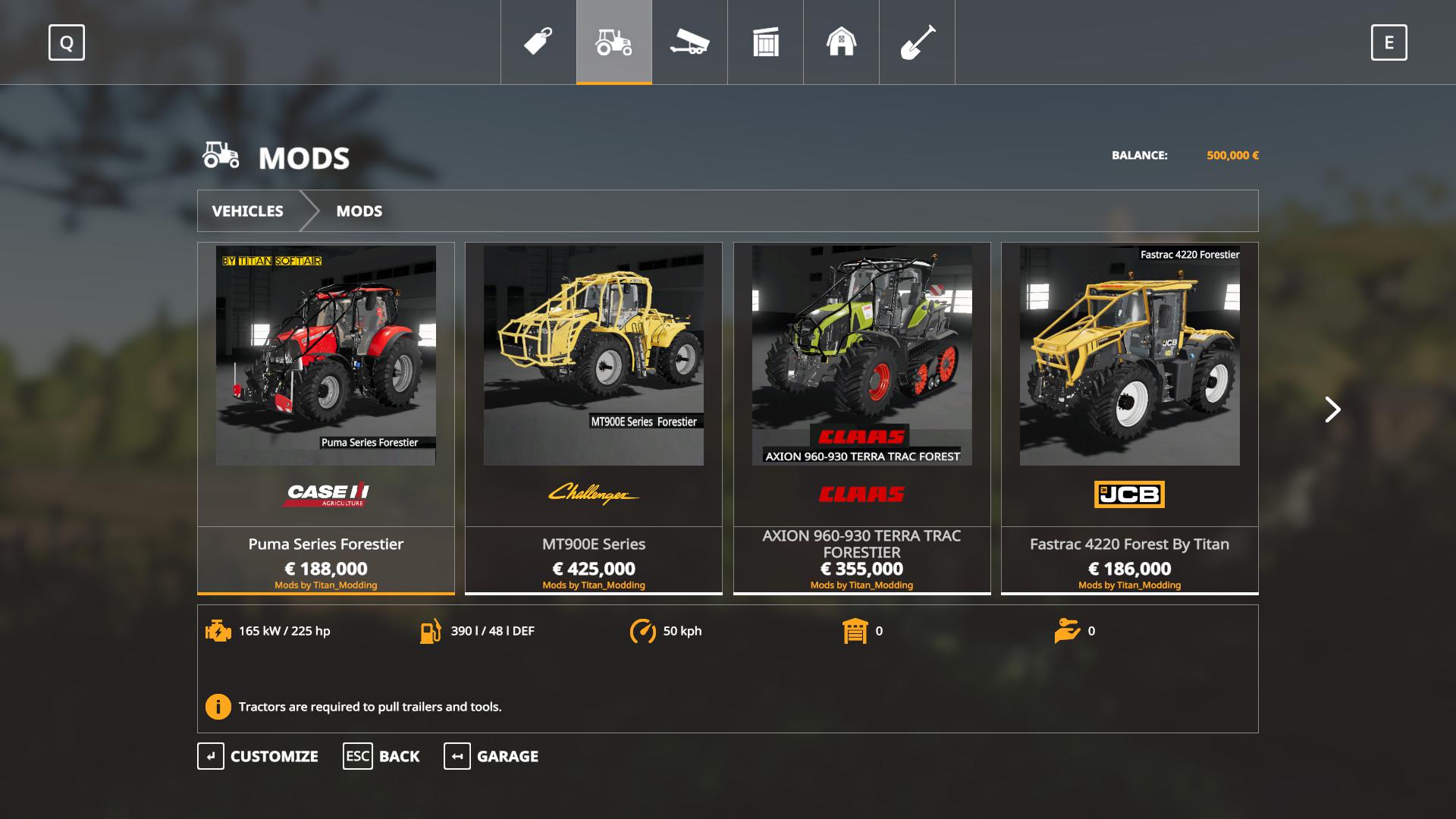FS19 - Forest Tractor Pack V1.0