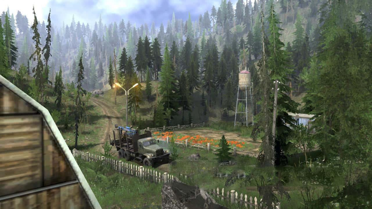 Spintires:Mudrunner - Forgotten Taiga Map v1.1
