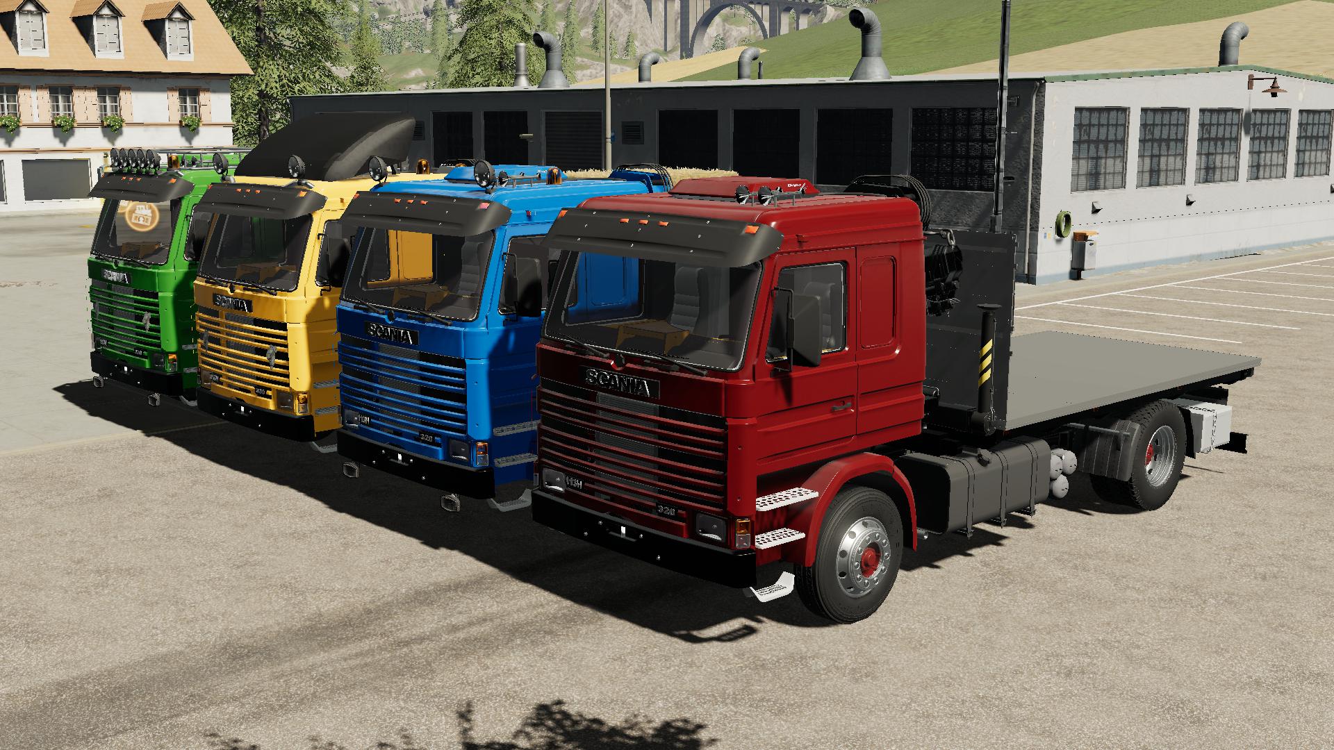 FS19 - Scania 113H SideDoors + Crane V1.0