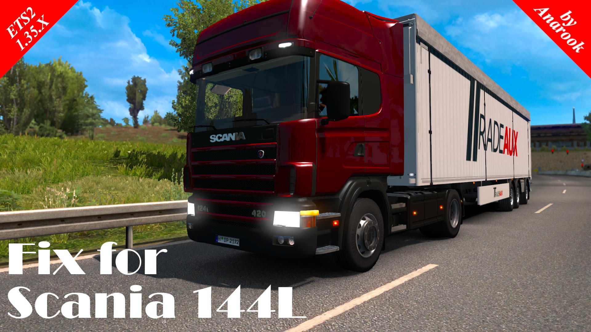 ETS2 - Scania 144L Fix Mod (1.35.X)