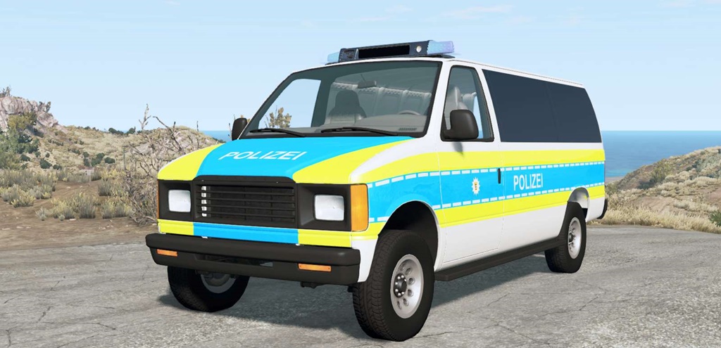 BeamNG - Gavril H-Series German Emergency V1.3 | BeamNG Drive | Mods.club