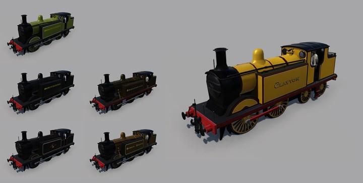 Transport Fever 2 - LB&SCR D3, E3, E4, E5, E6, E7