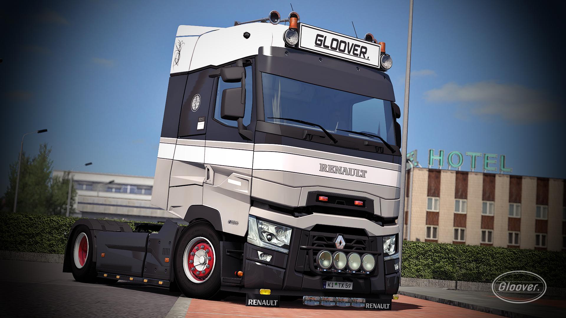 ETS2 - Light Improvements & Lowered Chassis Renault T (1.35.X)