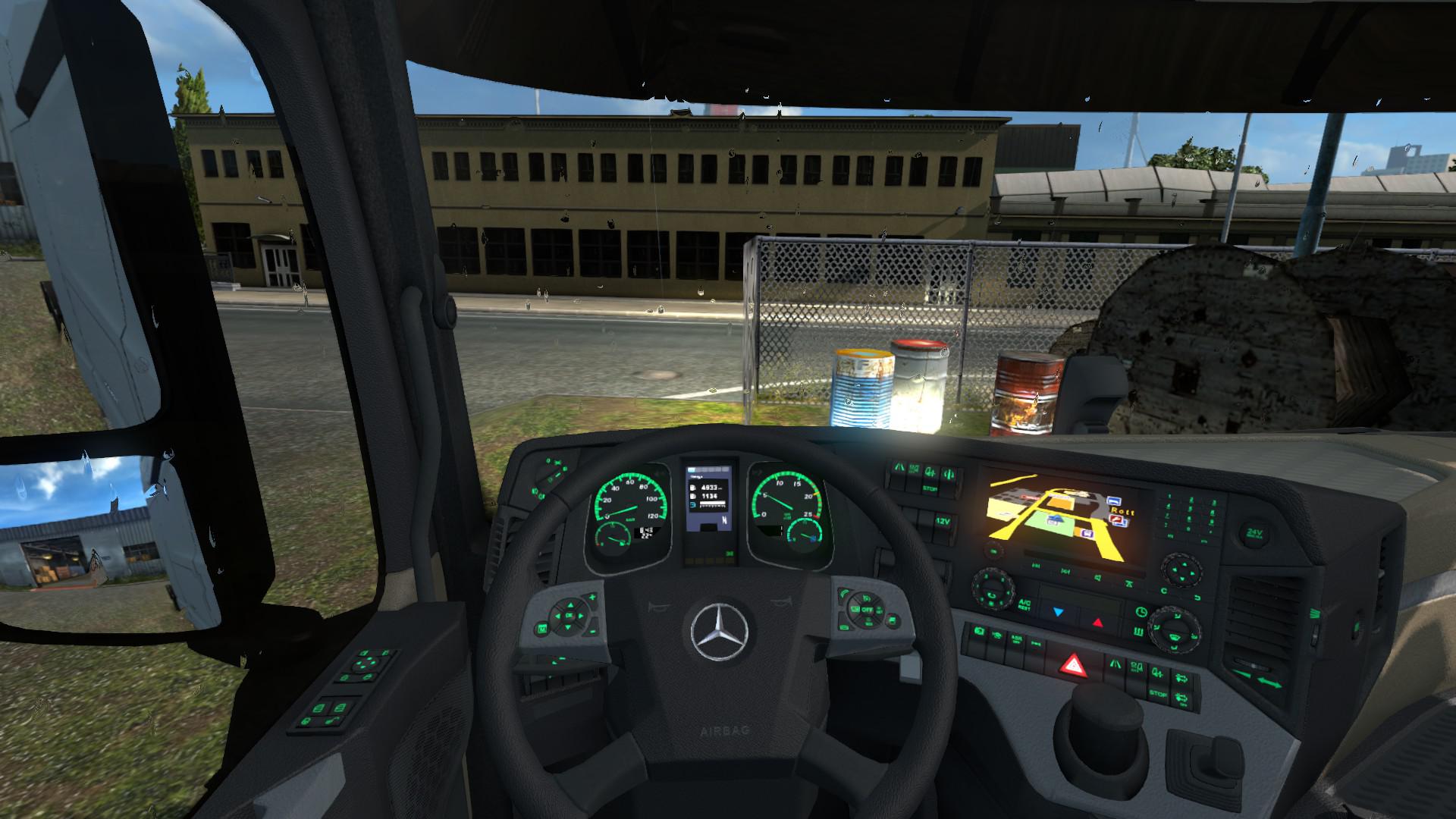 ETS2 Mercedes Actros MP4 Colored Dashboard (1.35.x