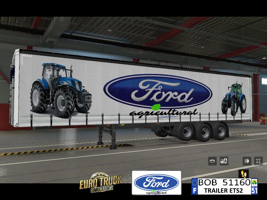 ETS2 - Ford Trailer Skin (1.39.x)