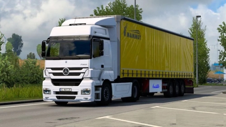 ETS2 - Mammut 3 Axles Curtain Side Semi Trailer (1.39.x)