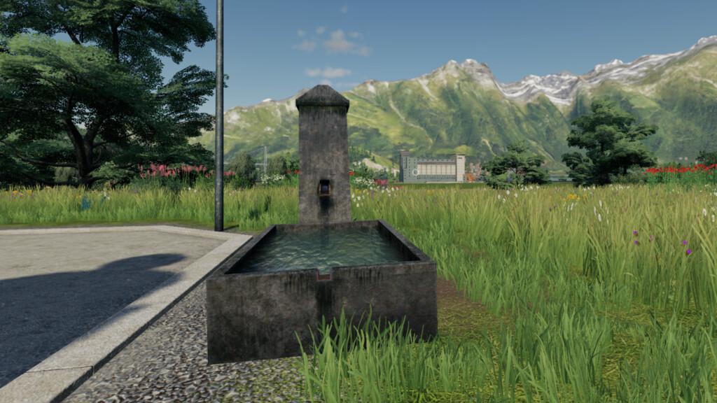 FS19 - Concrete Fountain V1.0