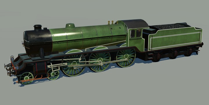 Transport Fever 2 - LNER B17 4-6-0