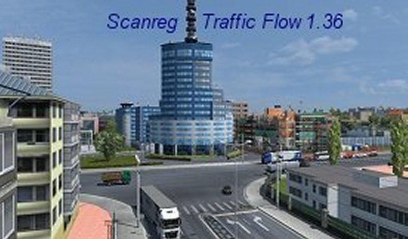 ETS2 - Scanreg Traffic Flow (1.36.x)
