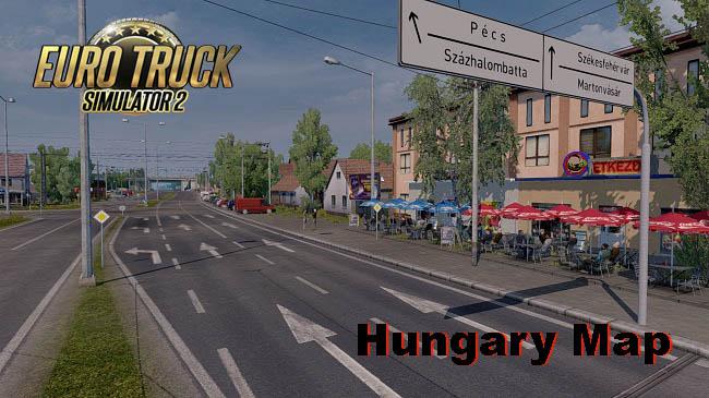ETS2 - Hungary Map V0.9.28b (1.36.x)