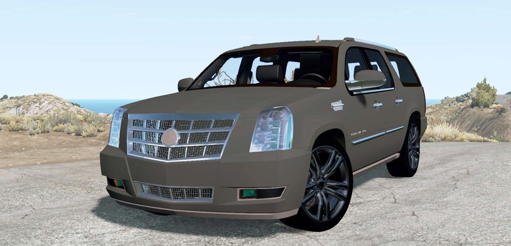BeamNG - Cadillac Escalade ESV Platinum Edition 2009 Car Mod | BeamNG